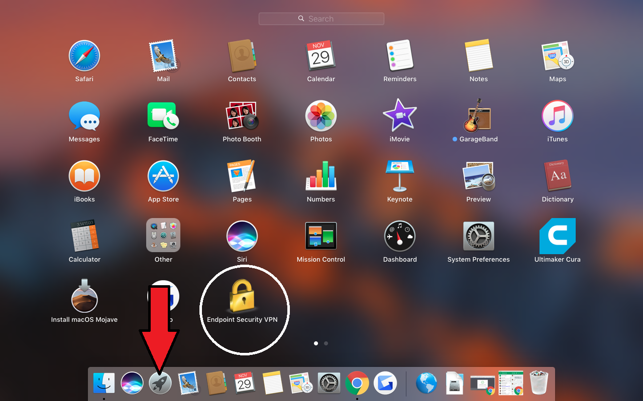 checkpoint endpoint vpn mac